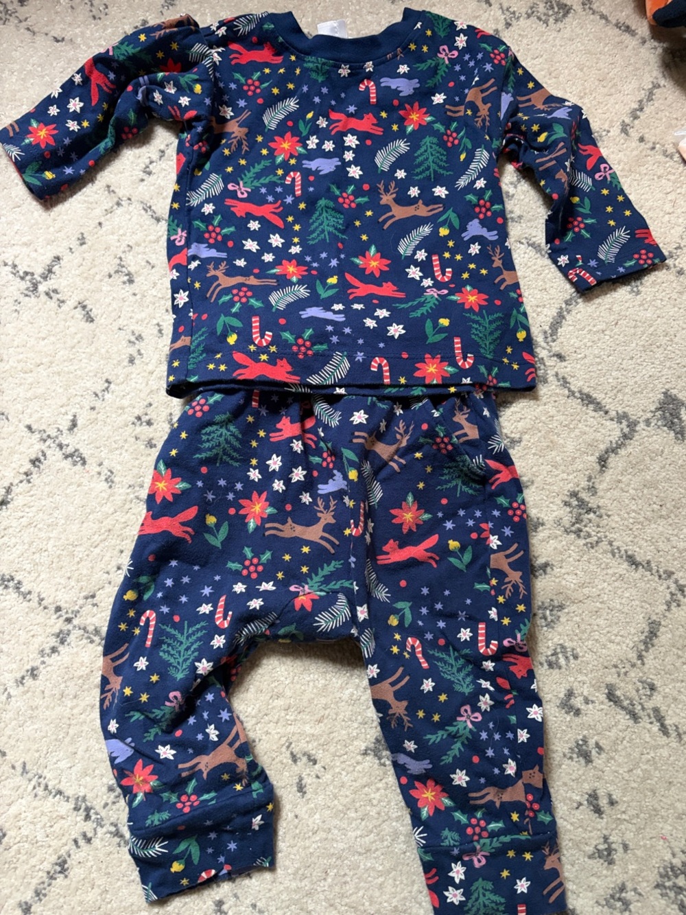Hanna Andersson Christmas set wiggle pants